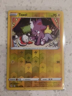 Toxel 105/264 Fusion Strike Reverse Holo NM Pokemon Tcg Card +🎁 - Image 1