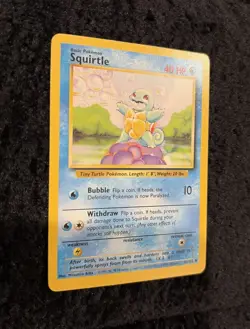 Squirtle 063/102 Pokemon TCG Card Base Set Regular NM - Image 3