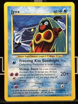 Jynx 31/64 Neo Revelations WOTC Pokemon TCG Regular Uncommon 1999 LP - Image 3