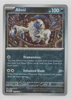 Absol Reverse Foil Pokemon Scarlet & Violet Paradox Rift (PAREN) #113 - Image 1