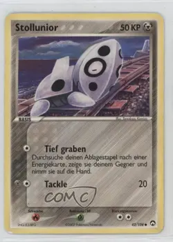 Aron German Pokemon EX Power Keepers #42 2007 - Image 1