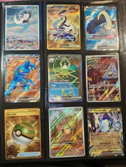 POKEMON SCARLET AND VIOLET BASE SET OF FULL ARTS AND EX'S LOT-MIRIAM! - Image 3