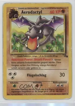 Aerodactyl German Pokemon Fossil #16 1999 - Image 1