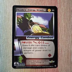 Piccolo's Energy Attack - Dragon Ball Z DBZ CCG Score Card Limited #109 - Image 1