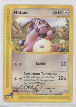 Miltank Pokemon e-Card Series Aquapolis #94 2002 - Image 1