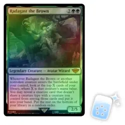 FOIL RADAGAST THE BROWN The Lord Of The Rings Magic MTG MINT CARD - Image 1