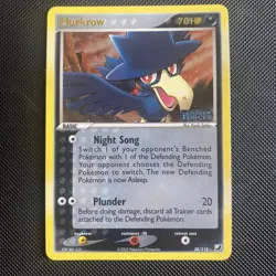 Murkrow 30/115 EX Unseen Forces Stamped Holo Rare Pokemon Trading Card NM/MINT - Image 1