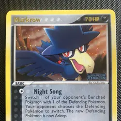 Murkrow 30/115 EX Unseen Forces Stamped Holo Rare Pokemon Trading Card NM/MINT - Image 3