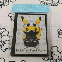 Pikachu Skull Team Deck Shield Pokemon Card Sleeves 64 Count Unopened - Image 1