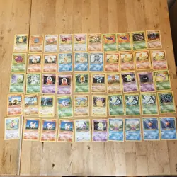Pokemon TCG Pokemon Card Bundle lot x50 Cards 1999 Pokemon As Pictured - Image 1