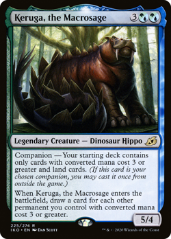 Keruga, the Macrosage #225/274 MTG Ikoria: Lair of Behemoths IKO Rare NM - Image 1