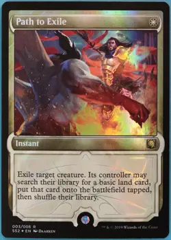 mtg magic Path to Exile FOIL ENGLISH chemin vers l'exil spellbook gideon - Image 1