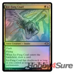 Foil Ice-fang Coatl M/NM Magic: The Gathering MTG Modern Horizons - Image 1