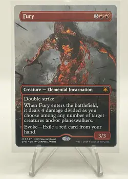 Fury (Borderless) - Special Guests (SPG) #47 MTG Modern Horizons - Image 1
