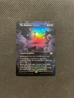 The Darkness Crystal (Borderless) MTG Final Fantasy Foil - Image 1