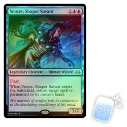 FOIL VENSER, SHAPER SAVANT Modern Masters 2017 Magic MTG MINT CARD - Image 1