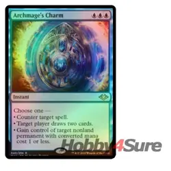 Foil Archmage's Charm M/NM Magic: The Gathering MTG Modern Horizons - Image 1