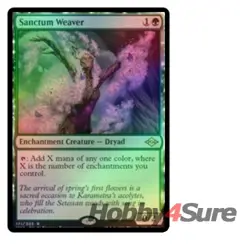 Foil Sanctum Weaver M/NM Magic: The Gathering MTG Modern Horizons 2 - Image 1