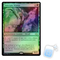FOIL SANCTUM WEAVER Modern Horizons 2 Magic MTG MINT CARD - Image 1