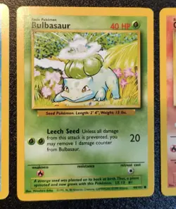 G2U 1999 Pokemon Cards Charmander Squirtle Bulbasaur Base Set GEM MINT PSA 10 - Image 3
