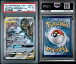 2019 Pokemon Black Star Promo - Garchomp Giratina GX Tag Team - SM193 - PSA 10 - Image 3