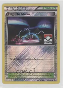 Magnetic Storm (Pokemon League) Reverse Foil XY Flashfire #91 - Image 1