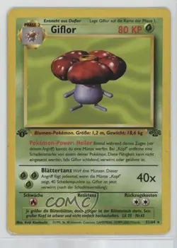 Vileplume German 1st Ed. Pokemon Jungle #31 1999 - Image 1