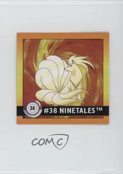 Ninetales Artbox Pokemon Stickers Series 1 #38 1999 - Image 1