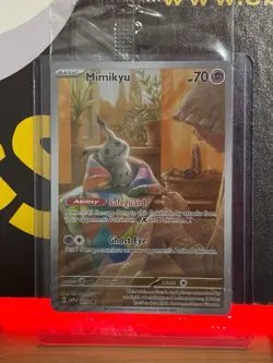 2024 Pokemon S&V Paldean Fates 'Mimikyu' Black Star Promo #SVP075 - Sealed - Image 1