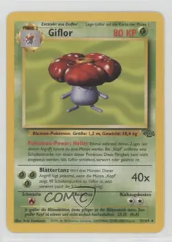 Vileplume German Pokemon Jungle #31 1999 - Image 1
