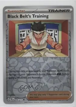 Black Belt's Training Reverse Foil Pokemon Prismatic Evolutions PRE #096 - Image 1