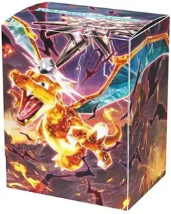 Pokemon Trading Card Game Deck Case Evil Terastal Charizard - Image 1