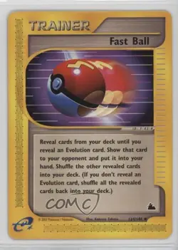 Fast Ball Pokemon e-Card Series Skyridge #124 2003 - Image 1