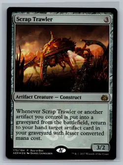 Magic MTG Buy-A-Box Promos Scrap Trawler #175/184 Promo Foil TCG CCG - Image 1