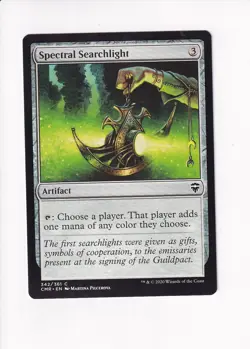 2020 MAGIC THE GATHERING MTG COMMANDER LEGENDS SPECTRAL SEARCHLIGHT (#1) (X) - Image 1