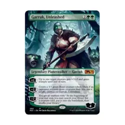 WOTC MtG Core Set 2021 Garruk, Unleashed (Borderless) (MR) (Foil) NM - Image 1