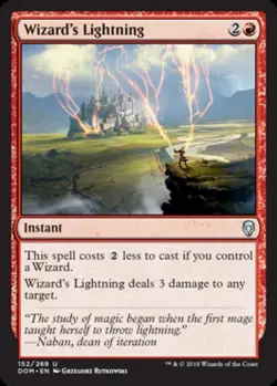 Wizard's Lightning - Near Mint MTG Dominaria - Image 1