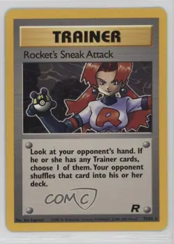 Rocket's Sneak Attack 1st Ed. Pokemon Team Rocket #72 2000 - Image 1
