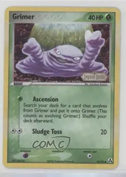 Grimer Reverse Foil Pokemon EX Legend Maker #54 2006 - Image 1