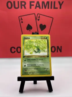 Oddish 63/82 Team Rocket WOTC 1st Edition Pokemon TCG Regular Common 1999 LP - Image 1