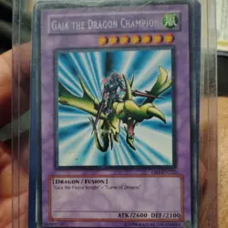 Yugioh Gaia the Dragon Champion LOB-125 Secret Rare (LP/NM) - Image 1