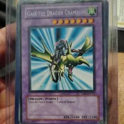 Yugioh Gaia the Dragon Champion LOB-125 Secret Rare (LP/NM) - Image 2