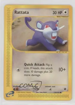 Rattata Pokemon e-Card Series Expedition #128 2002 - Image 1