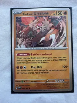 Bloodmoon Ursaluna 025/064 Sv: Shrouded Fable Holo Pokemon Pokemon Card - Image 1