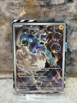SEALED Pokemon TCG Thunderous #209 Promo Card Scarlet & Violet Black Bolt ETB - Image 1