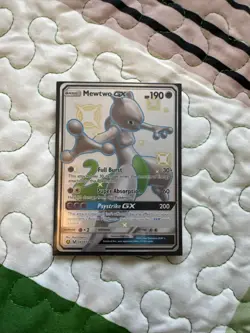 G2U Mewtwo GX SV59SV94 Full Art Shiny Rare Hidden Fates Pokemon Card NM - Image 1