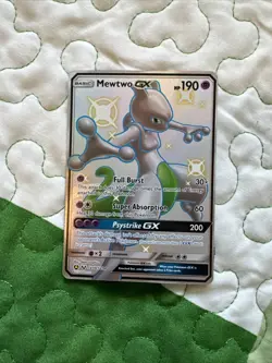 G2U Mewtwo GX SV59SV94 Full Art Shiny Rare Hidden Fates Pokemon Card NM - Image 4