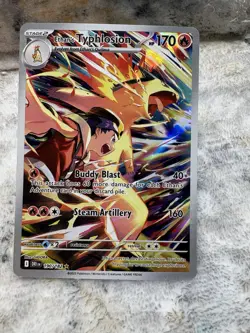 Pokemon TCG Ethan's Typhlosion Full-Art Rare Card 190/182 Destined Rivals - Image 4