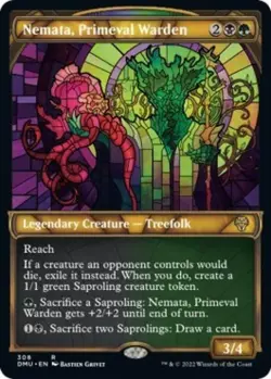 Nemata, Primeval Warden (Showcase) - Near Mint MTG Dominaria United - Image 1