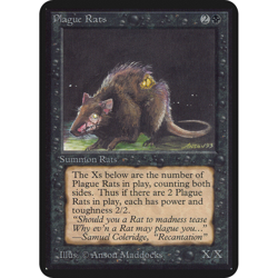 MTG \ >>>Plague Rats<<< // Alpha - 341 Trading - Magic - Image 1